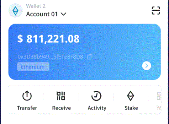 当其他人的凭证呈此刻 ApimTokenple Wallet 中